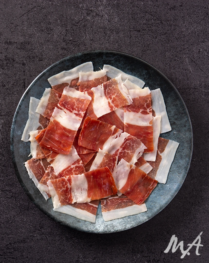 Bolsa al vacío Jamón Ibérico Cebo Campo loncheado