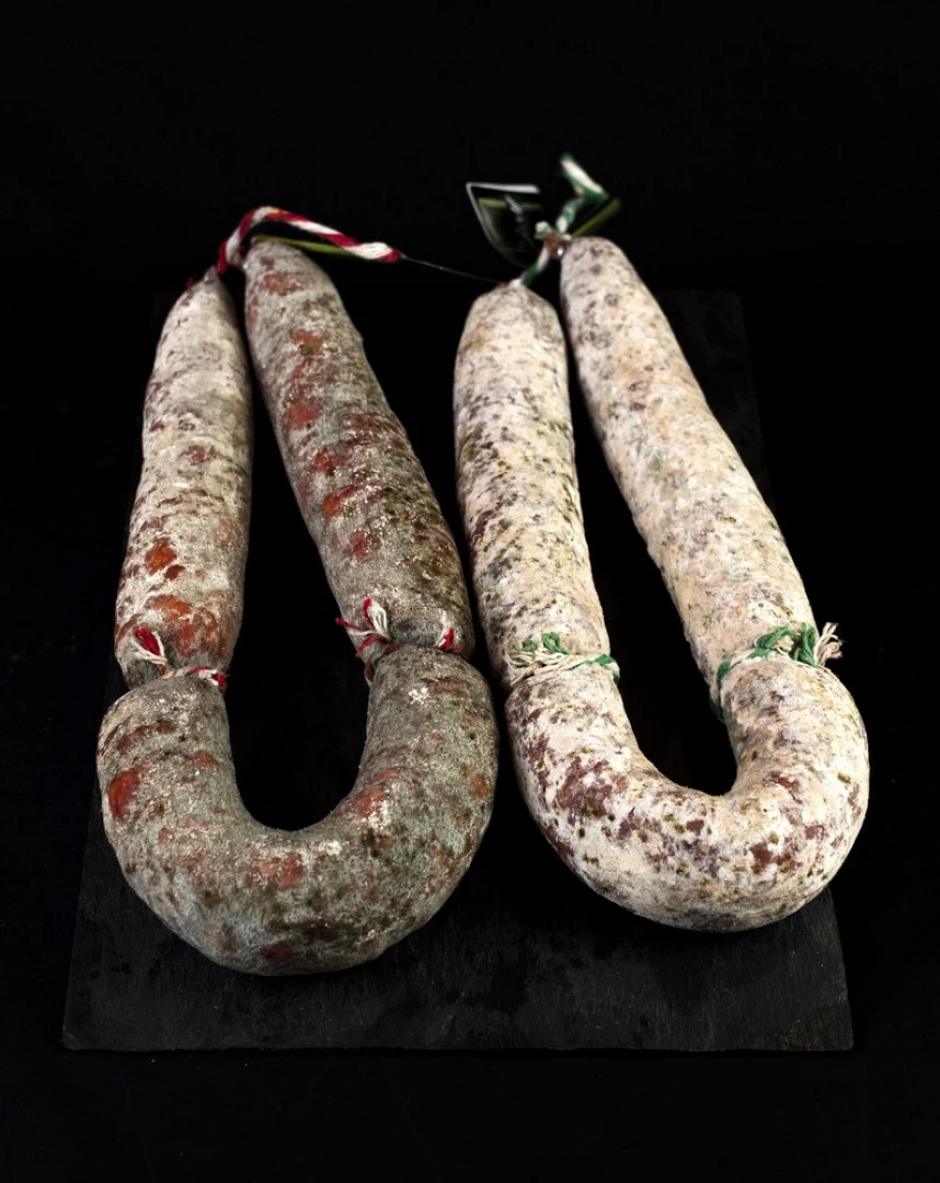 LONGANIZA DE SALCHICHÓN IBÉRICO DE BELLOTA ETIQUETA NEGRA